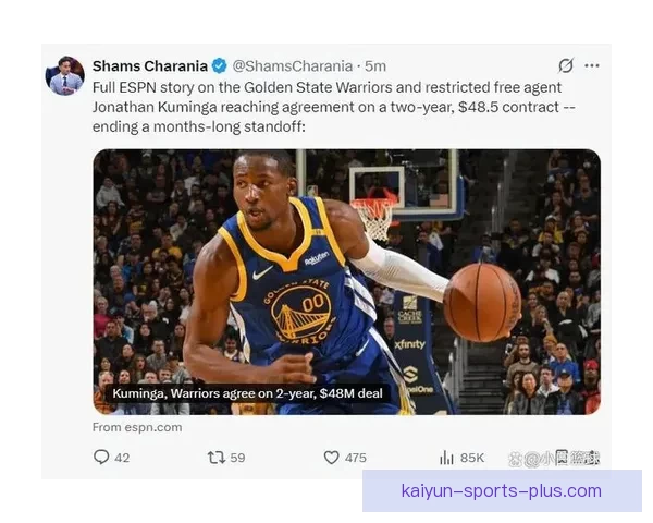 老鹰或放弃执行库明加下赛季球队选项 双方有望签署长期合同