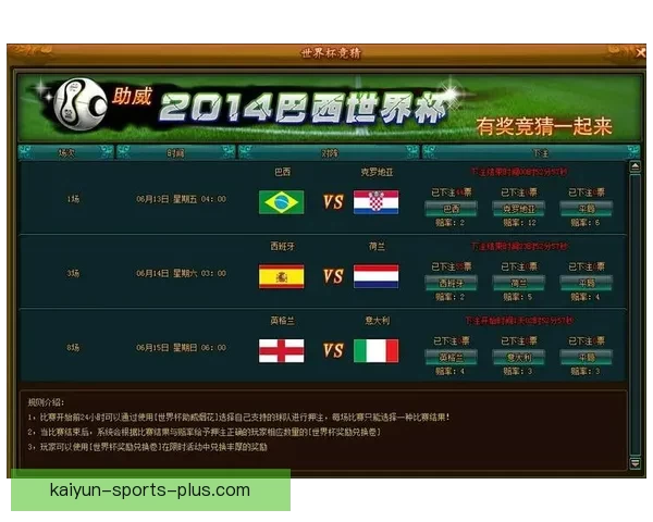 世界杯竞猜入口全面升级带你畅享赛事激情与精彩预测体验